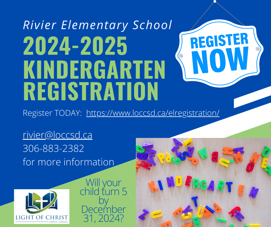 2024-2025 Kindergarten Registration