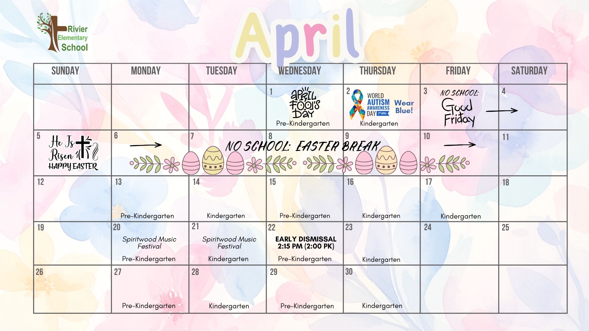 April Calendar