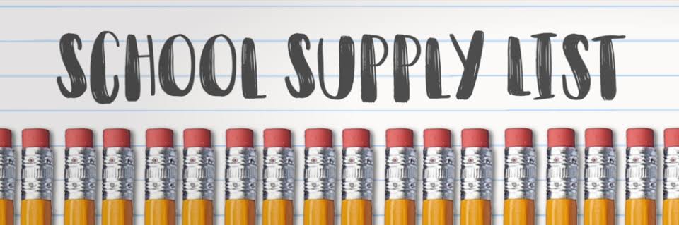 2026/2027 Supply List