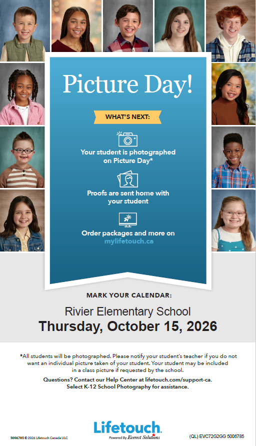 Picture Day-October 15