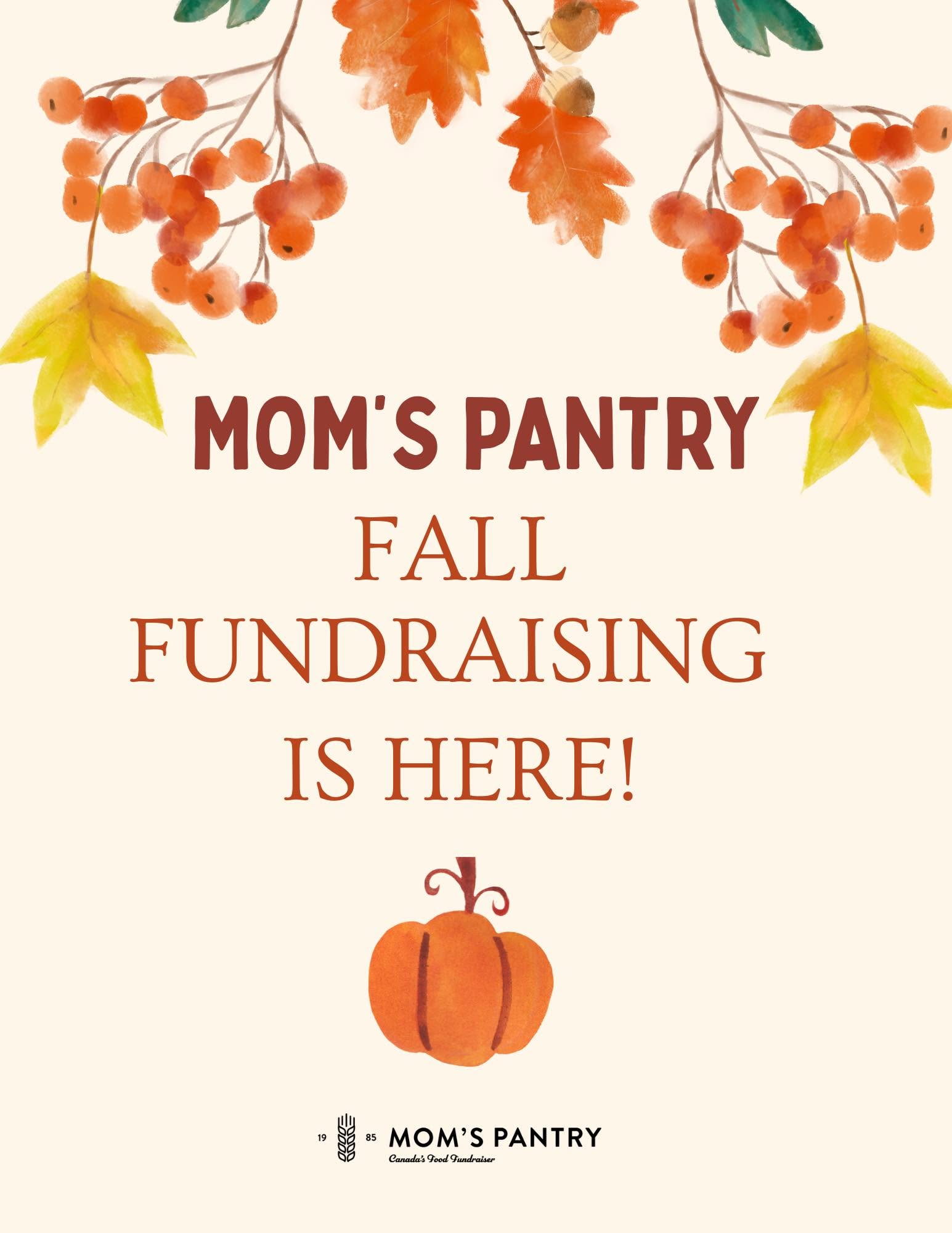Mom's Pantry Fundraiser (October 6-29)