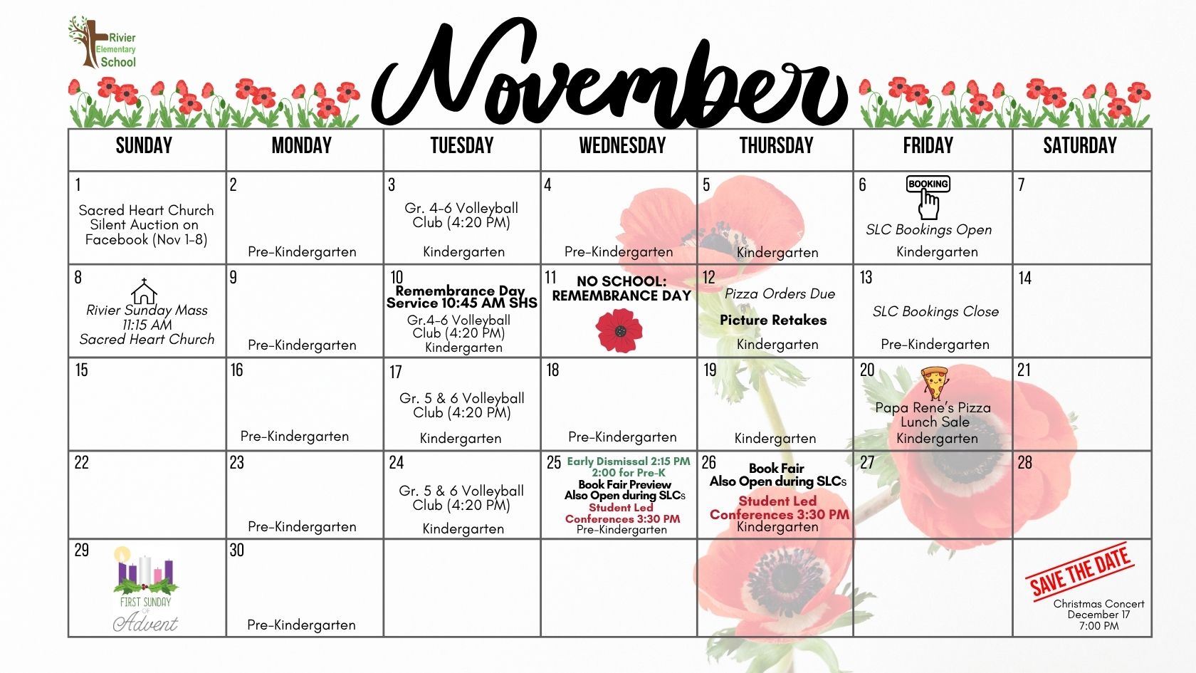 November Calendar